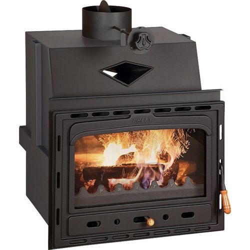 Kamineinsatz PRITY C | 15,8 kW | A+ Effizienz | Ø200 mm | Gusseisentür | Holzofen kompakt