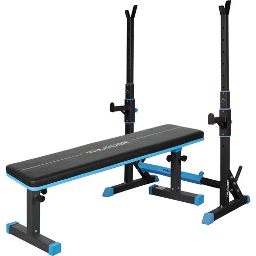 THUNDER® | Bodybuilding-Set | Bank FREELY | Hantelständer CARMI | Maximale Belastung der Bank: 120 kg | Maximale Belastung des Ständers: 200 kg