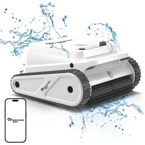 EVERCROSS BOT U8 Poolroboter Boden und Wand mit APP, 120 Min Akkulaufzeit, 200m² Reinigungsfläche, Intelligente Navigation, Selbsteinparkfunktion