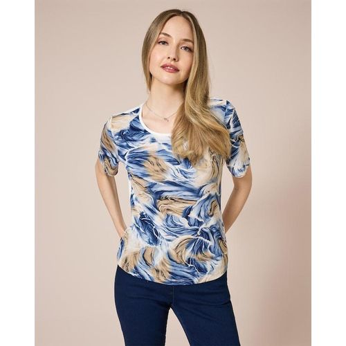 Shirt mit Rosen-Aquarell-Druck