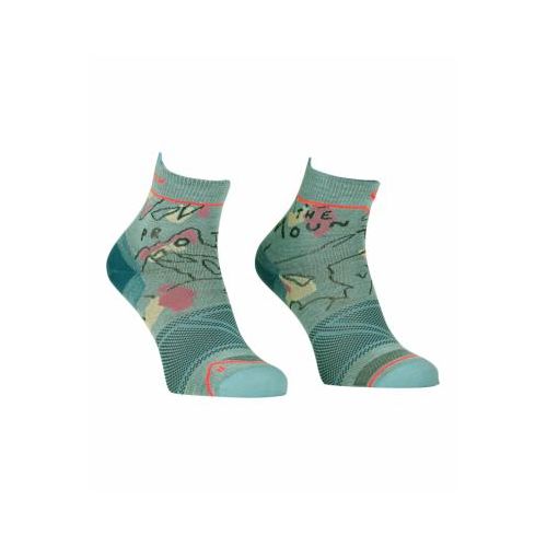 Ortovox Alpine Light Quarter Socks Women ice waterfall - Größe 42-44 54791
