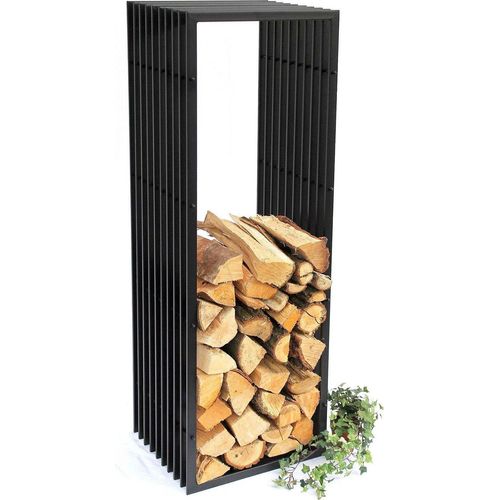 Kaminholzregal D-Stil 150 cm Kaminholzständer Holzkorb Kaminholzhalter Holzregal