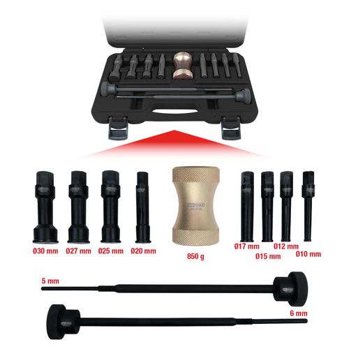 KS TOOLS Präzisions-Innenlager-Auszieher-Satz Ø 10 - 30 mm 11tlg. - 660.0009