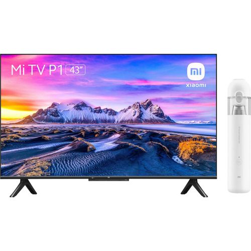 Xiaomi P1 43 Zoll TV LED-Fernseher 109 cm/43 Zoll, 4K Ultra HD, Android TV & Mi Staubsauger Mini