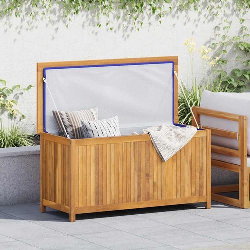 Gartenbox 114x50x58 cm Massivholz Teak