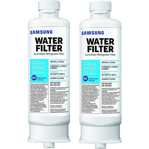 Wasserfilter für Samsung HAF-QIN/EXP Kühlschränke, DA97 17376B, DA97 08006C - Kühlschränk Wasserfilter - Kühlschrankaufsatz