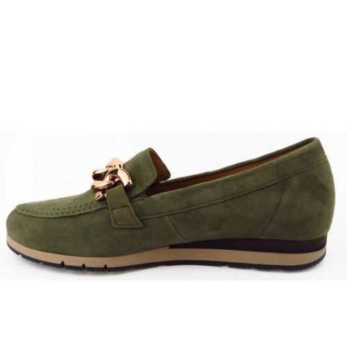 Gabor Comfort tundra Damen Slipper in Grün, Größe 7.5