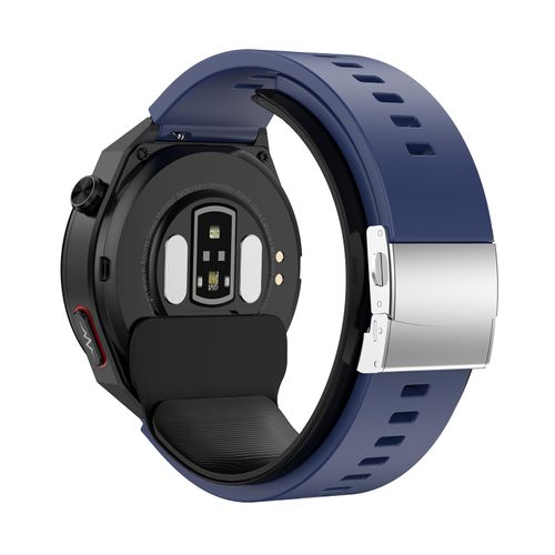 INF Smartwatch mit EKG, Blutdruck, Herzfrequenz, Blutsauerstoff Dunkelblau