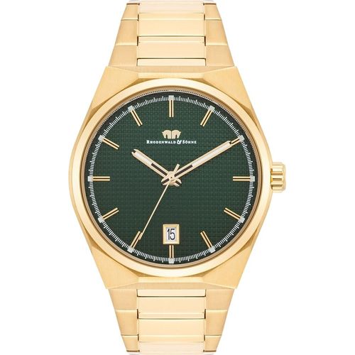 Herren Quarzuhr gelbgold Edelstahl gelbgold