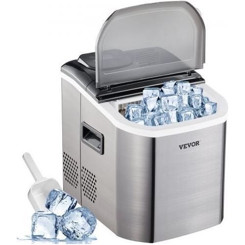 VEVOR Arbeitsplatte Eismaschine Wasserspender 40 lbs Tragbare Eismaschine Eismaschine