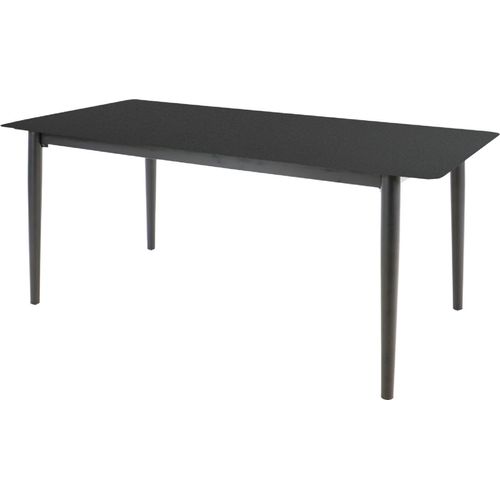 Tisch - 180x90 cm - Aluminium - Beschichtetes Glas
