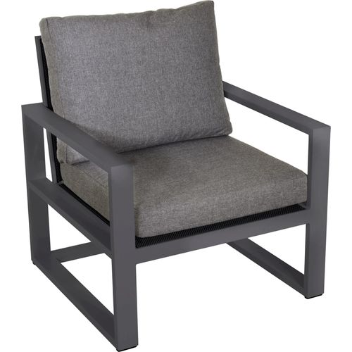 Loungesessel - 78x80x86 cm - Aluminium - Olefin & Textilene