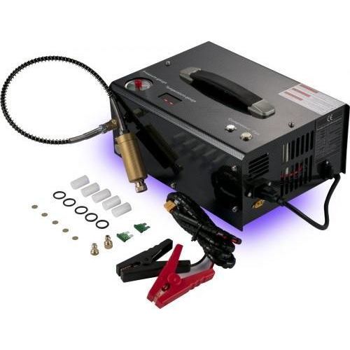 VEVOR PCP-Luftkompressor 12 V DC, PCP-Kompressor 4500 Psi, Paintball-Luftkompressor 30 MPa, tragbarer PCP-Luftkompressor, PCP-Luftgewehrpumpe 220 V AC, automatische Abschaltung für Paintball-Tauchflaschen-Kompressorpumpe