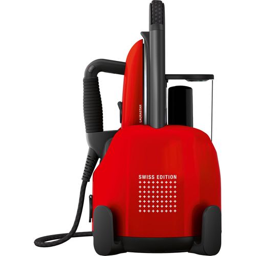Laurastar Lift Swiss Edition, 3-in-1 Bügelstation, Entknittert, Bügelt & Reinigt, Hygienische Dampf, Abnehmbarer Wassertank, Vertikales Bügeln