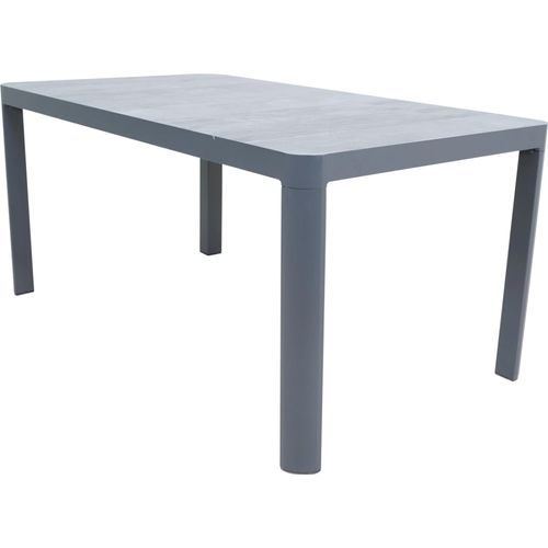 Tisch - 160x90x74 cm - Aluminium - Keramiklatten