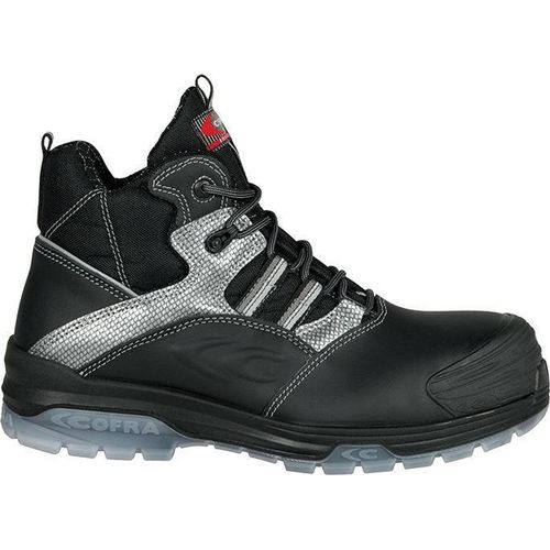 Cofra 20630-000.W41 Modigliani Black S3 CI SRC Sicherheitsschuh - Wasserabweisend - Kälteschutz (CI) - DGUV 112-191 - Metallfrei - Zehenschutz - Größe: 41