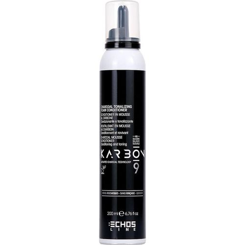 Echosline Karbon 9 Charcoal Tonalizing Foam Conditioner – Leave-In-Charcoal-Mousse – 200 ml