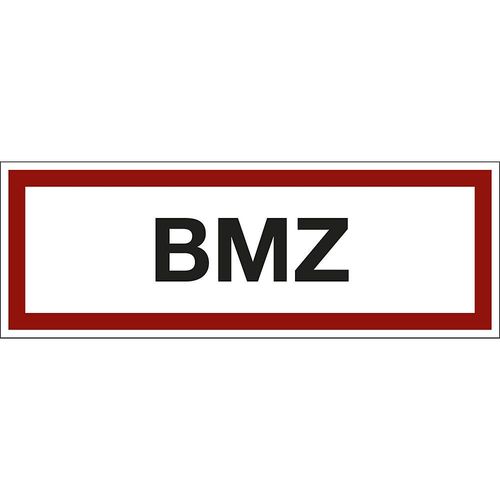 Brandschutzkennzeichen für die Feuerwehr, BMZ, VE 10 Stk, Folie, LxH 297 x 105 mm kaiserkraft