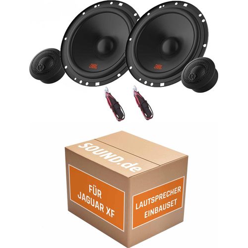 Lautsprecher Boxen Einbaupaket Front JBL Stage2 64 passend für Jaguar XF Typ X250 | Set für zwei Türen 270W Belastbarkeit