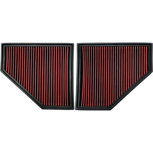 2x Sportluftfilter Luftfiltergehäuse Einsatz ROT für BMW 2er 3er M3 4er G42 G87