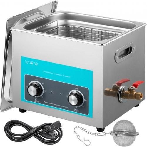 VEVOR 10L Ultraschallreiniger, Schmuckreiniger mit Heizungstimer für die Schmuckreinigung, Knopfsteuerung, Brillen, Ringe, Zahnersatz, Musikinstrumente