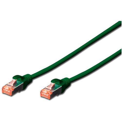 DIGITUS Netzwerkkabel "CAT 6 S-FTP Patchkabel Cu, LSZH AWG 27/7", grün, 50cmcm, Kabel