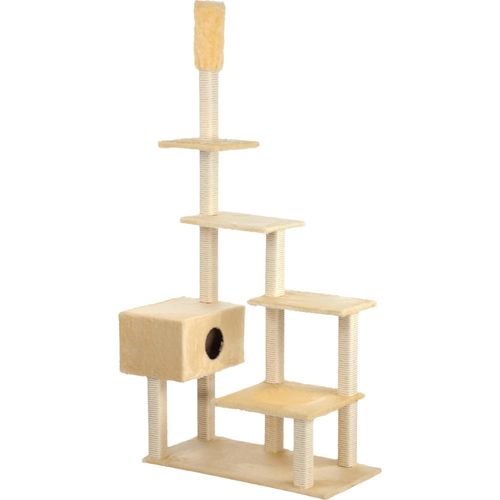 Silvio Design - Kratzstamm Big House rh. beige - Maße (LxBxH) in cm: 75 x 120 x 260 - 21503.113