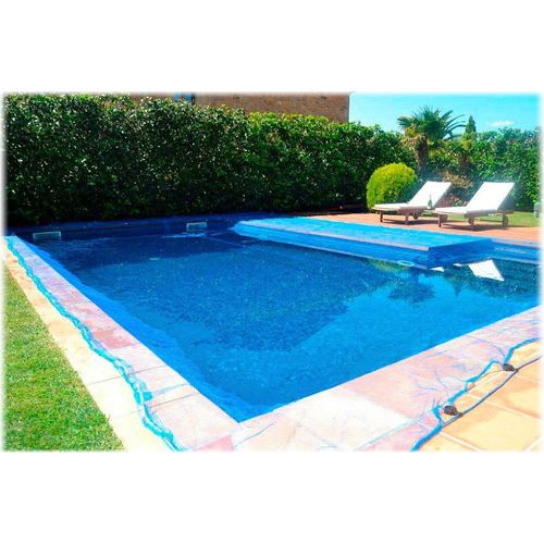 Poolabdeckung Fun&Go Leaf Pool Blau (6 x 10 m)