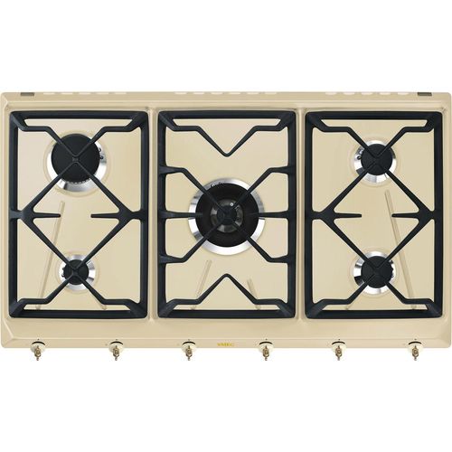 Smeg Kochfeld Coloniale SRV896POGH