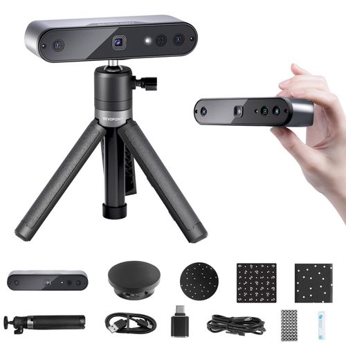 Revopoint Inspire 3D Scanner, 0,2 mm hochpräzise Abtastung, Multifunktionsscanner für mittelgroße Objekte