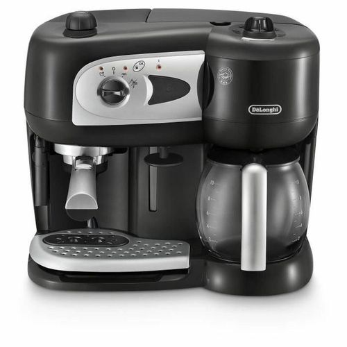 Maschine Expresso combiné pompe - DELONGHI - BCO261B.1 - 15 bars - Dosettes et Café moulu - Noir et blanc