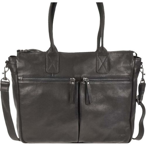 Shopper Leder Handtasche Umhängetasche 45x32cm 