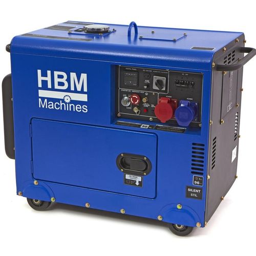 Silent Stromerzeuger Diesel AVR/ATS 7,0kVA Generator Dieseltank Stromgenerator