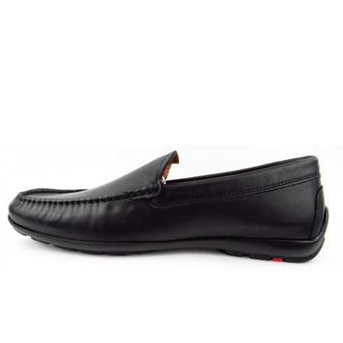 Lloyd EMILIO Crema Calf Herren Slipper in Schwarz, Größe 8