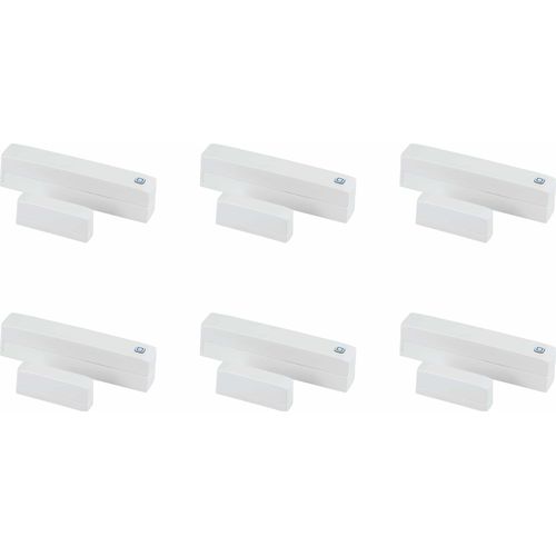 HOMEMATIC IP Smart Home 151363, Fenster- und Türkontakt, magnetischm 6 Stück
