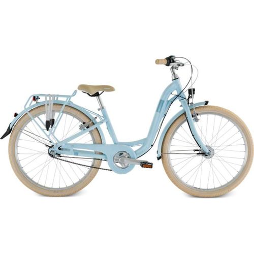 Puky Skyride M24 - Kinderfahrrad - 24 Zoll - 3 Gänge - Retro Blau