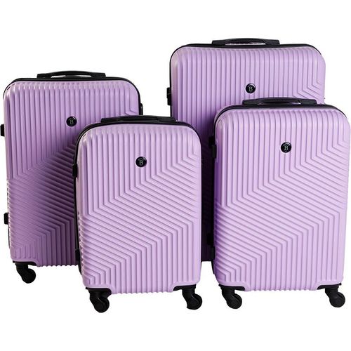 Reisekoffer BERTOO Milano - helllila Set 4 in 1