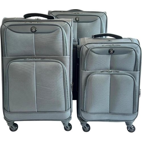 Reisekoffer BERTOO Bolzano - Grau Set 3 in 1