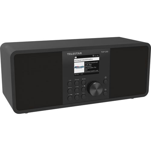 TELESTAR TOP 250 Stereo DAB+ UKW Internetradio Radio Digitalradio schwarz