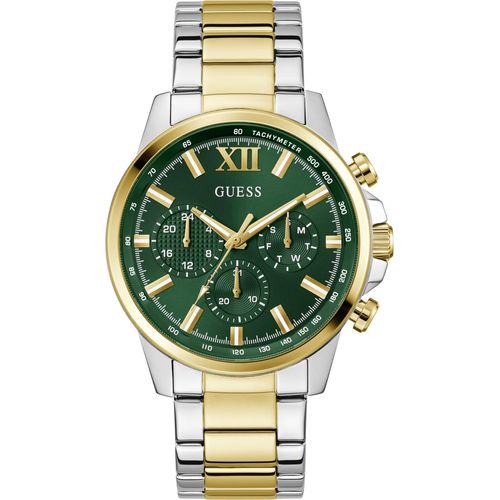 Guess Herren Armbanduhr Silbergoldfarben GD WALKER GW0900G5