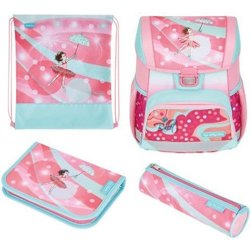 Schulranzen Loop Plus Polyester 310x220x370mm Ballet Love Packung mit 4 Stück
