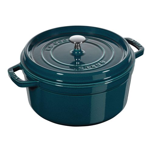 Staub La Cocotte Cocotte 28 cm, rund, La-Mer, Gusseisen Image