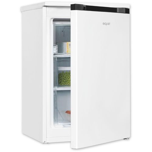 EXQUISIT Gefrierschrank "GS81-051C", C (A-G), silber (weiß), B:54,9cm H:84,5cm T:55,7cm, Gefrierschränke