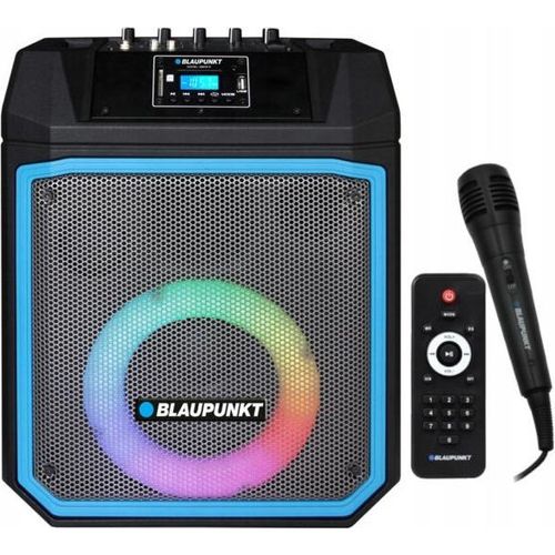 Blaupunkt MB06.2 Bluetooth Lautsprecher 500W Karaoke Mikrofon LED Radio
