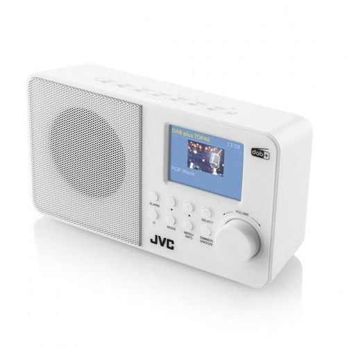 Radio jvc dab ra-e611w-dab weiß