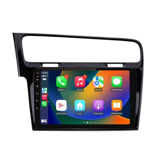 Autoradio 2+64GB für VW Golf 7 2013-2017 2Din Android Radio Carplay Navi WIFI DSP GPS DAB Bluetooth Bluetooth