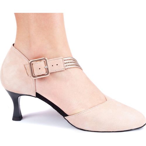 PortDance Damen Tanzschuhe PD126 - Material: Nubuck Pink - Größe: EUR 36
