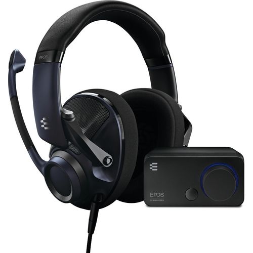 EPOS H6Pro + GSX 300 Bundle - Acoustic Open Headset mit Mikrofon - Gaming Headset für PC, Mac - de Externe Computer Soundkarte - 7.1 Surround und Stereo Sound de Hochauflösend de