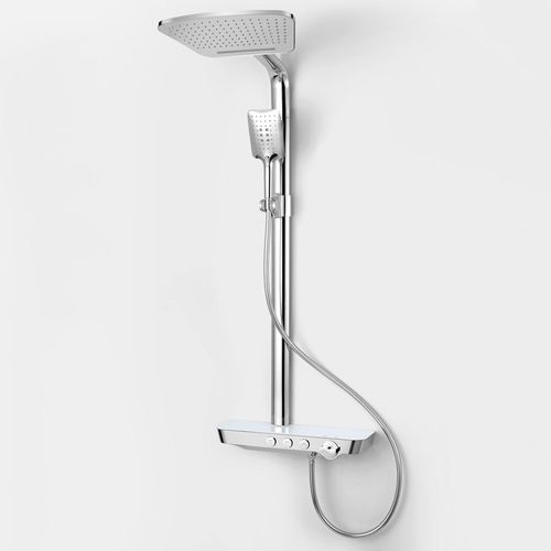 PaulGurkes Duschsystem Shower SECLECT mit Wasserfall Regendusche