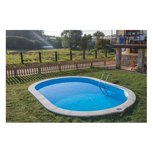 Einbaupool Sumatra 500 x 300 x 120cm Oval
